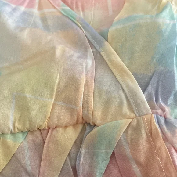 NWT ELOQUII Full Sleeve Wrap Dress - Lily Plaid - Picture 8 of 9